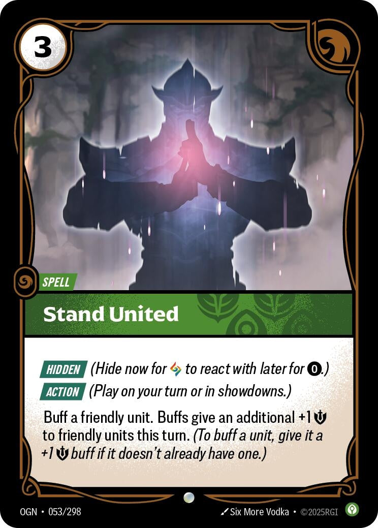 Image for Stand United [053/298] - Riftbound: League of Legends Trading Card Game