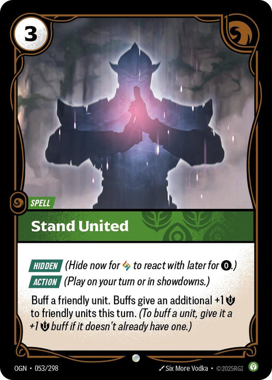 Image for Stand United [053/298] - Riftbound: League of Legends Trading Card Game