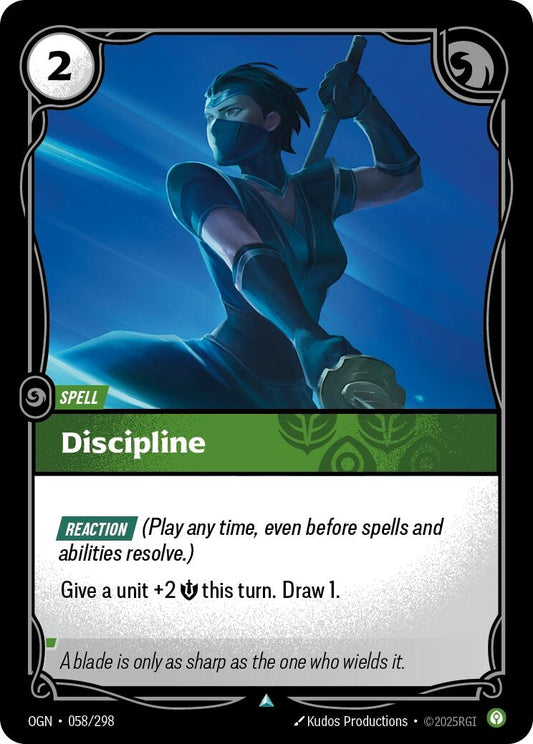 Image for Discipline [058/298] - Riftbound: League of Legends Trading Card Game