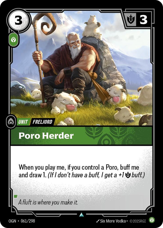Image for Poro Herder [061/298] - Riftbound: League of Legends Trading Card Game