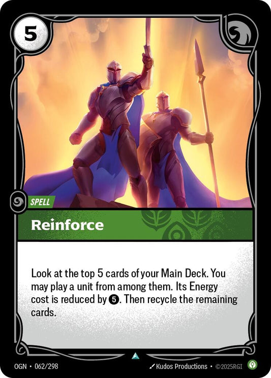 Image for Reinforce [062/298] - Riftbound: League of Legends Trading Card Game