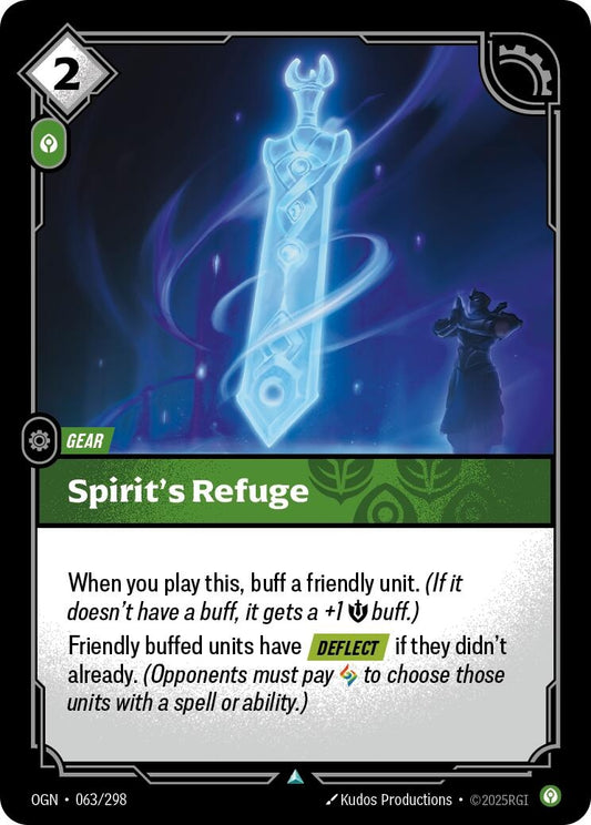 Image for Spirit's Refuge [063/298] - Riftbound: League of Legends Trading Card Game
