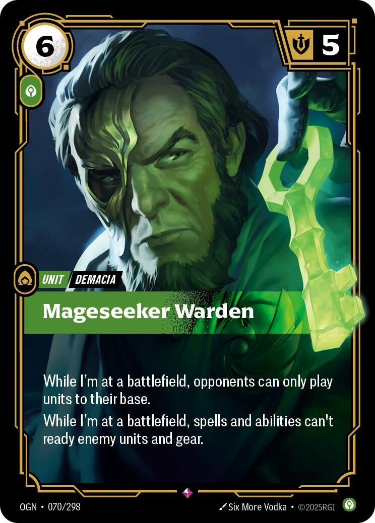 Image for Mageseeker Warden [070/298] - Riftbound: League of Legends Trading Card Game