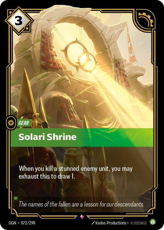 Image for Solari Shrine [072/298] - Riftbound: League of Legends Trading Card Game