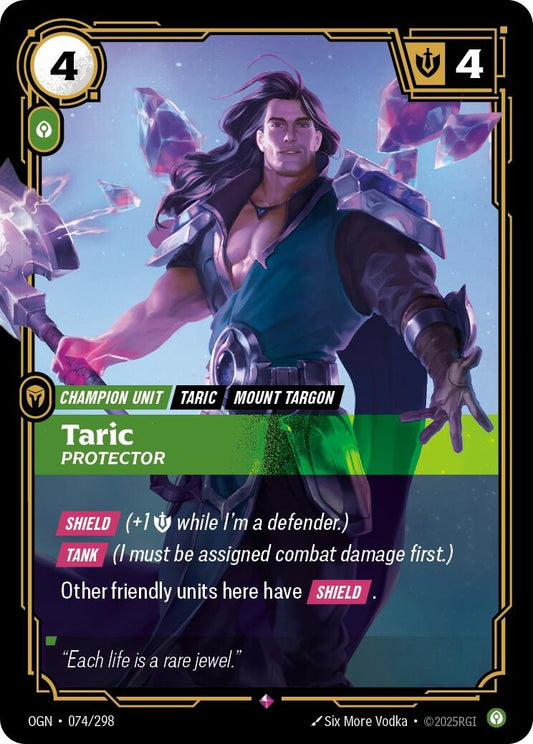 Image for Taric - Protector [074/298] - Riftbound: League of Legends Trading Card Game