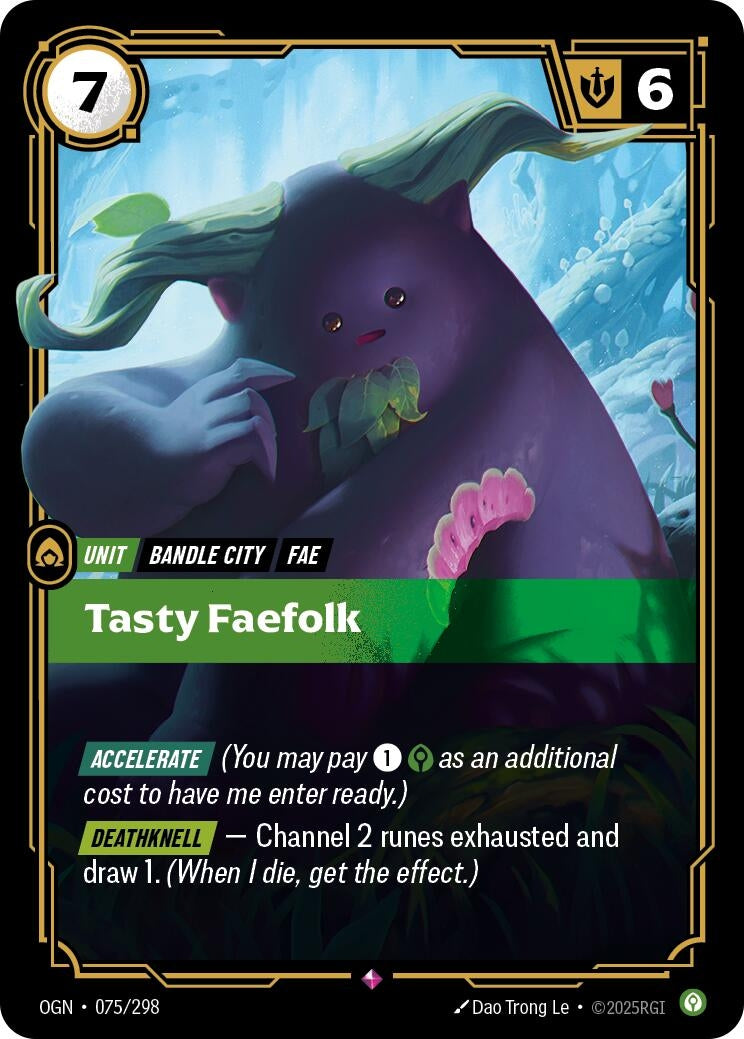 Image for Tasty Faefolk [075/298] - Riftbound: League of Legends Trading Card Game