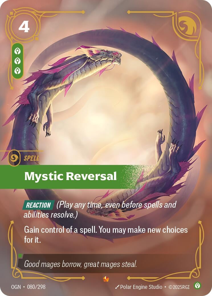 Image for Mystic Reversal [080/298] - Riftbound: League of Legends Trading Card Game