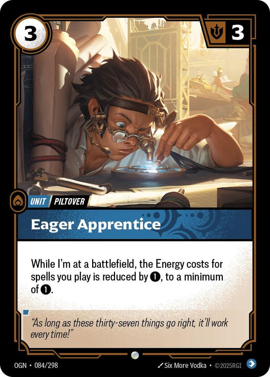 Image for Eager Apprentice [084/298] - Riftbound: League of Legends Trading Card Game