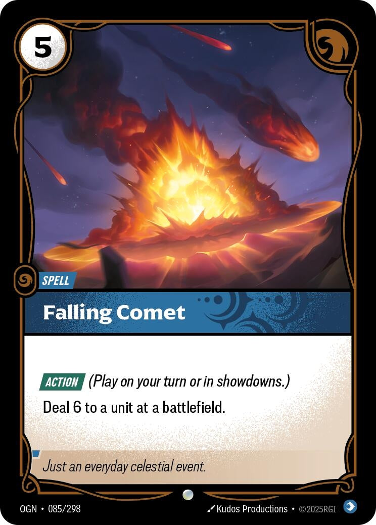 Image for Falling Comet [085/298] - Riftbound: League of Legends Trading Card Game