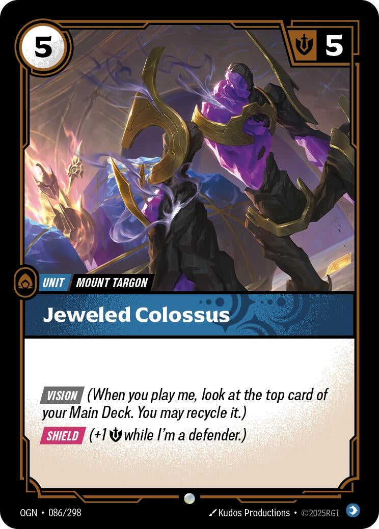 Image for Jeweled Colossus [086/298] - Riftbound: League of Legends Trading Card Game