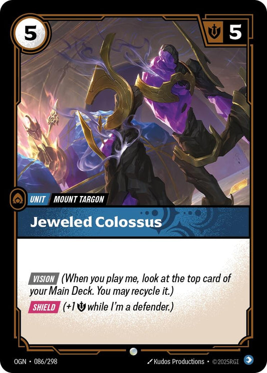 Image for Jeweled Colossus [086/298] - Riftbound: League of Legends Trading Card Game
