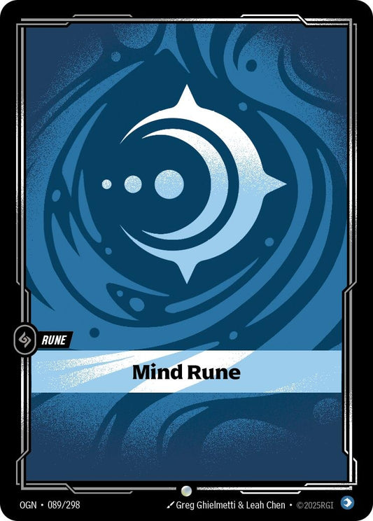 Image for Mind Rune [089/298] - Riftbound: League of Legends Trading Card Game