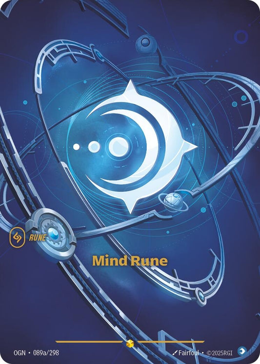Image for Mind Rune (Alternate Art) [089a/298] - Riftbound: League of Legends Trading Card Game