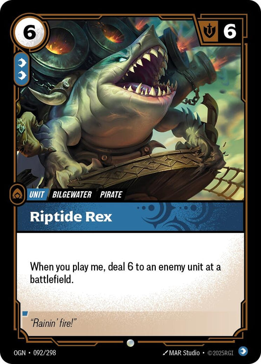 Image for Riptide Rex [092/298] - Riftbound: League of Legends Trading Card Game
