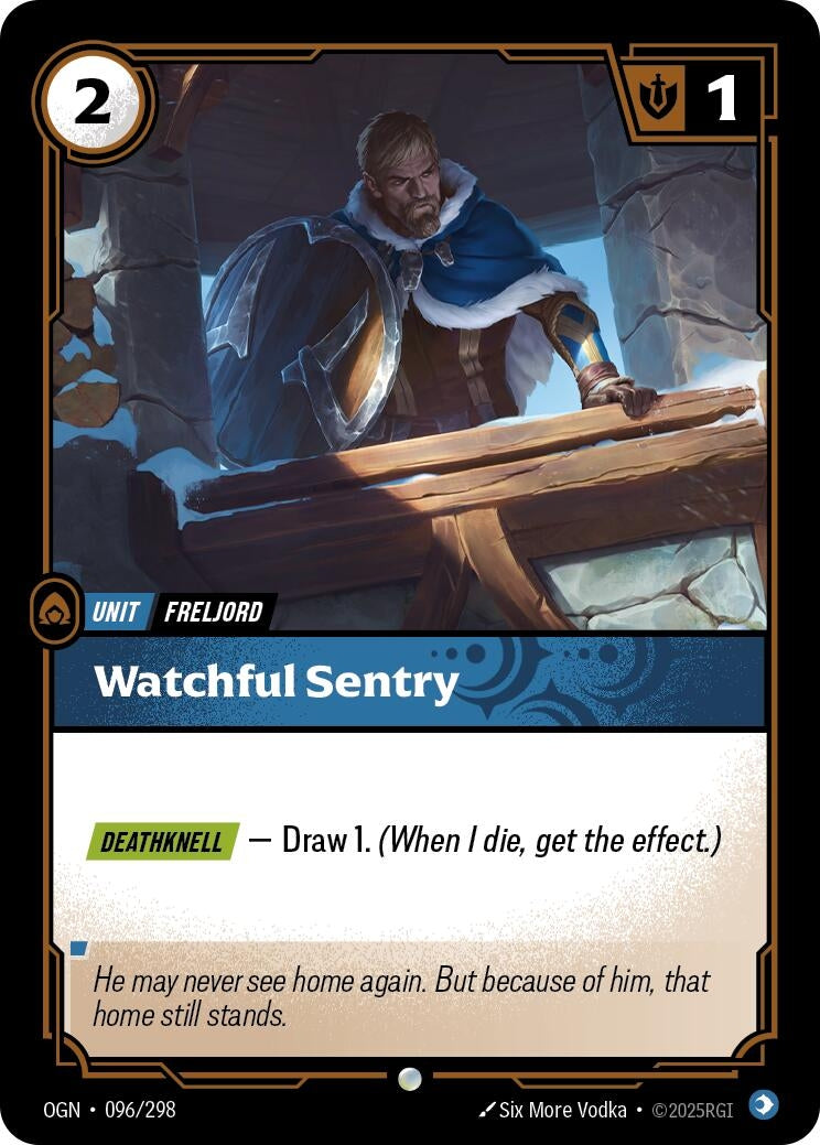 Image for Watchful Sentry [096/298] - Riftbound: League of Legends Trading Card Game