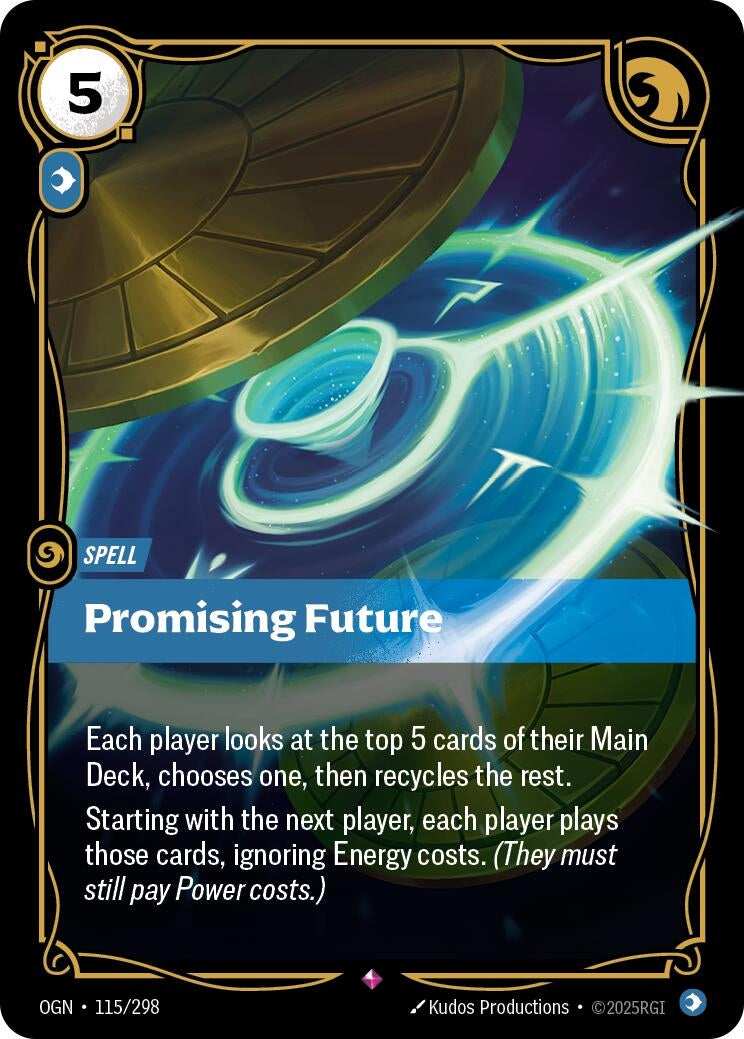 Image for Promising Future [115/298] - Riftbound: League of Legends Trading Card Game