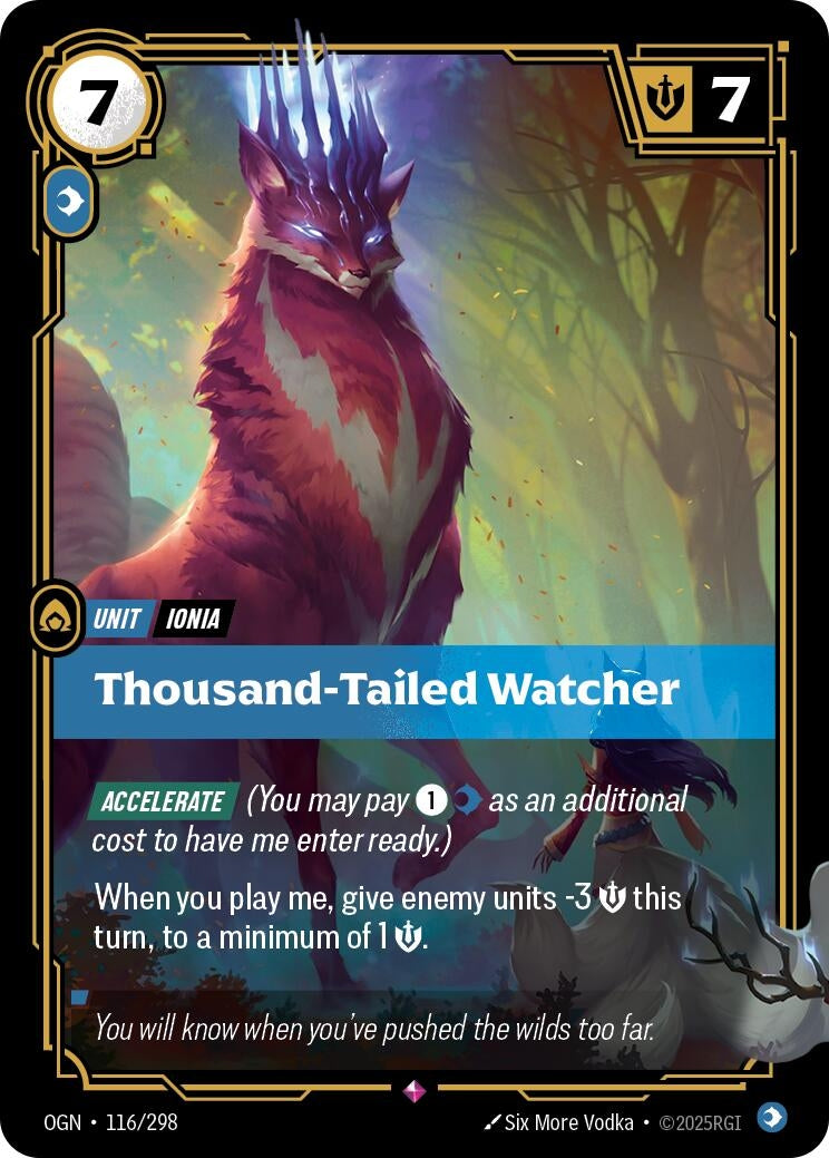 Image for Thousand-Tailed Watcher [116/298] - Riftbound: League of Legends Trading Card Game