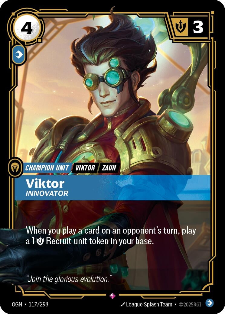 Image for Viktor - Innovator [117/298] - Riftbound: League of Legends Trading Card Game
