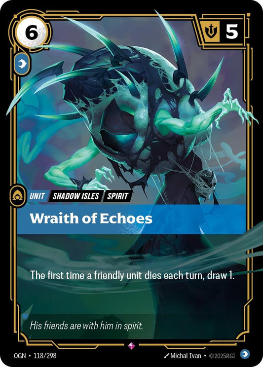 Image for Wraith of Echoes [118/298] - Riftbound: League of Legends Trading Card Game