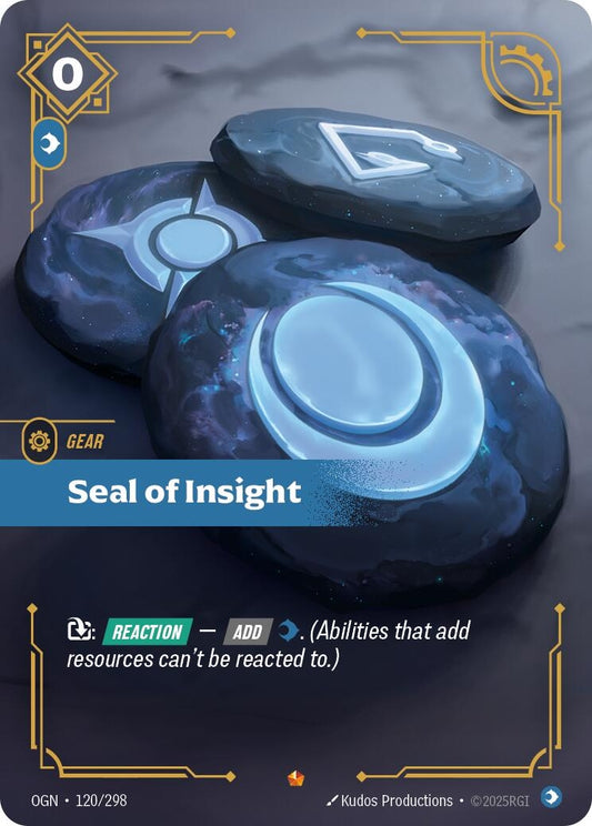 Image for Seal of Insight [120/298] - Riftbound: League of Legends Trading Card Game