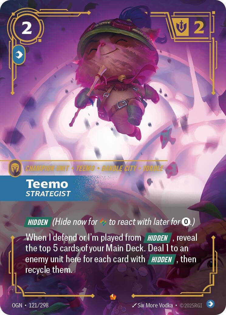 Image for Teemo - Strategist [121/298] - Riftbound: League of Legends Trading Card Game