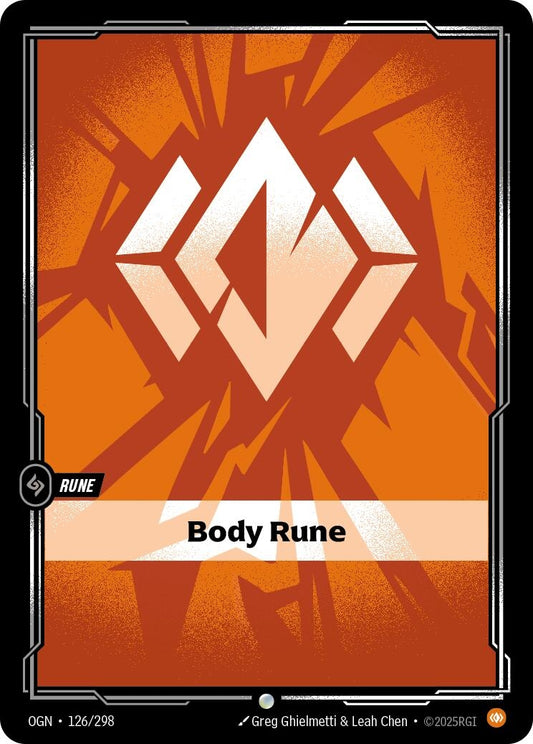 Image for Body Rune [126/298] - Riftbound: League of Legends Trading Card Game