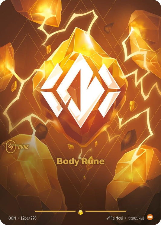 Image for Body Rune (Alternate Art) [126a/298] - Riftbound: League of Legends Trading Card Game
