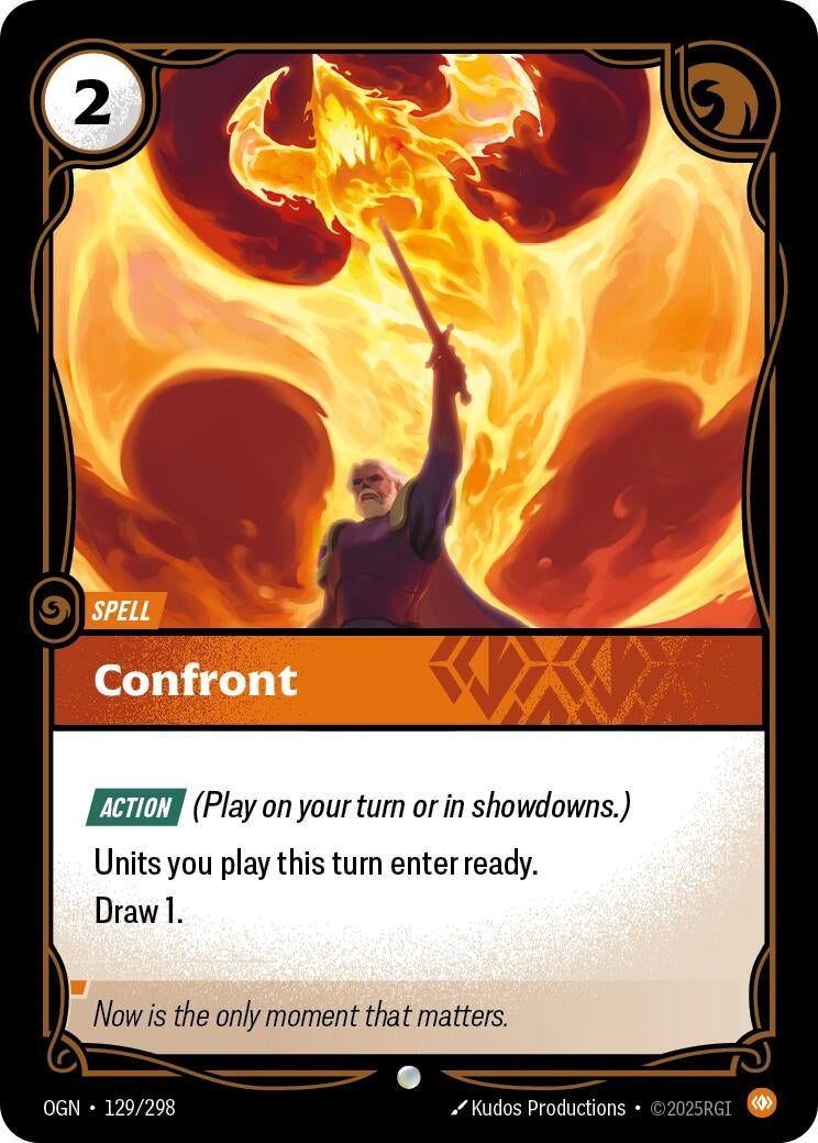 Image for Confront [129/298] - Riftbound: League of Legends Trading Card Game