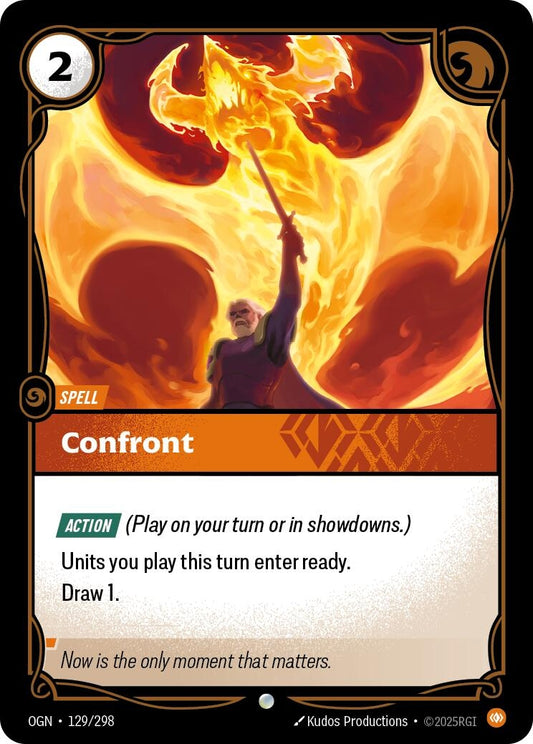 Image for Confront [129/298] - Riftbound: League of Legends Trading Card Game
