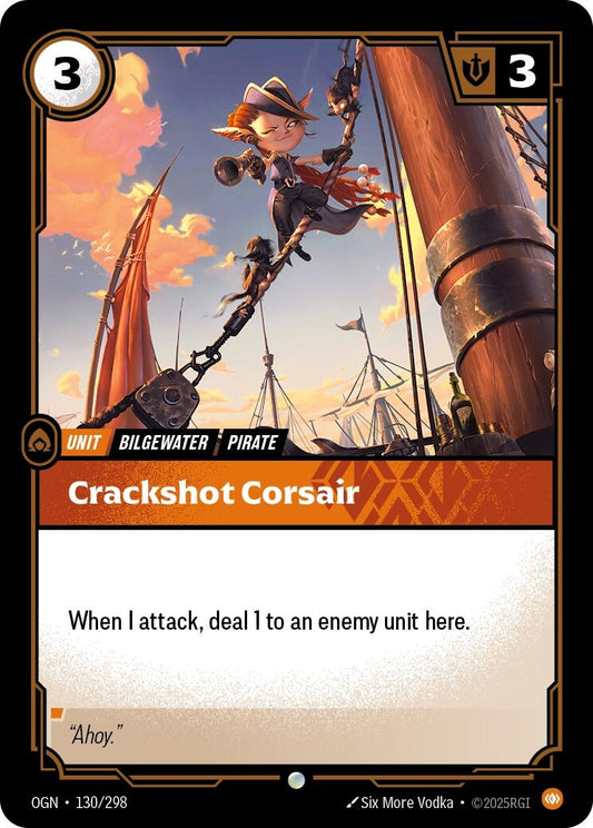 Image for Crackshot Corsair [130/298] - Riftbound: League of Legends Trading Card Game