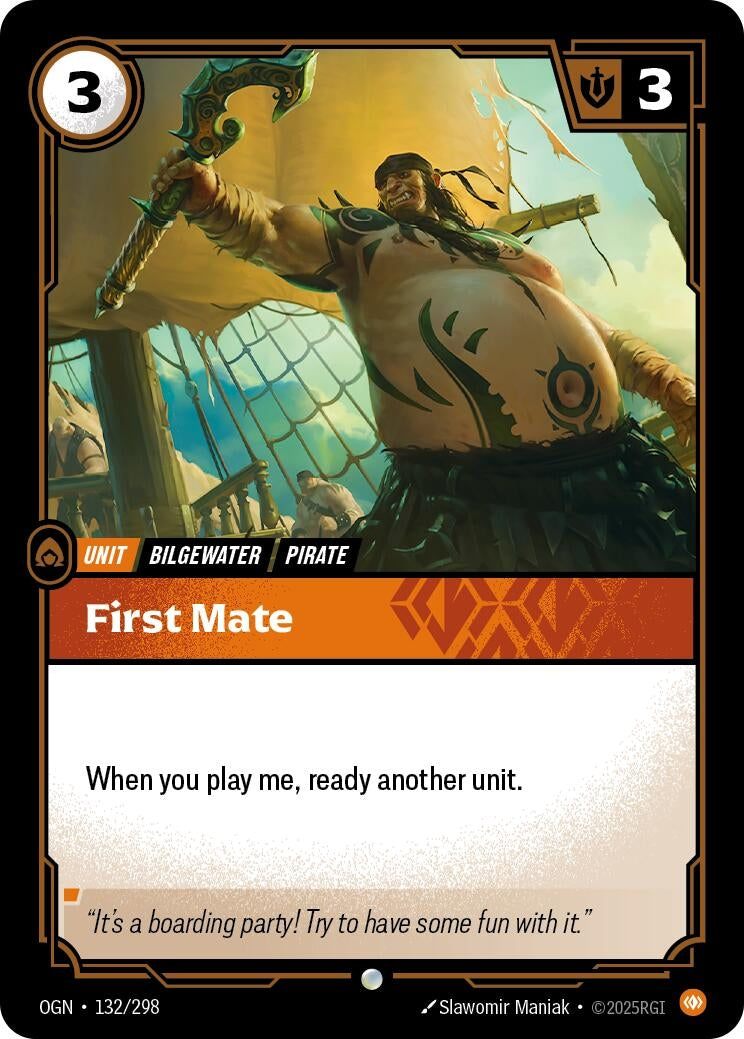 Image for First Mate [132/298] - Riftbound: League of Legends Trading Card Game