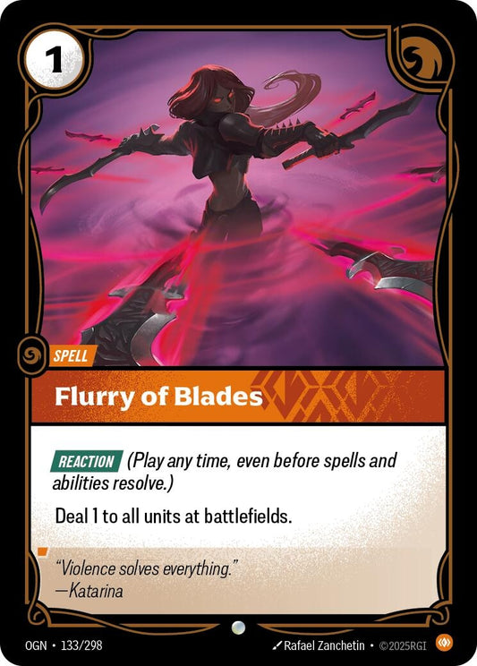 Image for Flurry of Blades [133/298] - Riftbound: League of Legends Trading Card Game