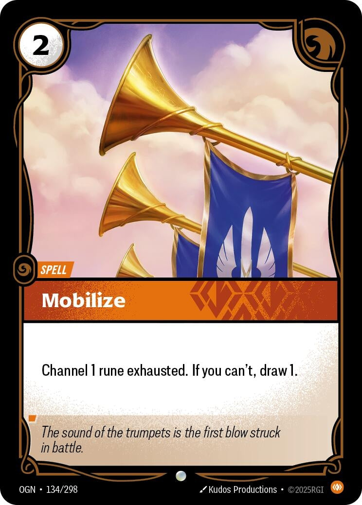 Image for Mobilize [134/298] - Riftbound: League of Legends Trading Card Game