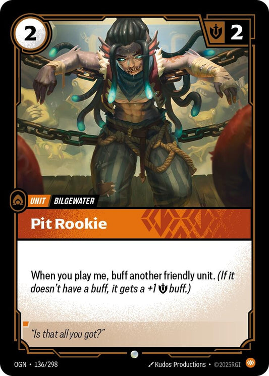 Image for Pit Rookie [136/298] - Riftbound: League of Legends Trading Card Game