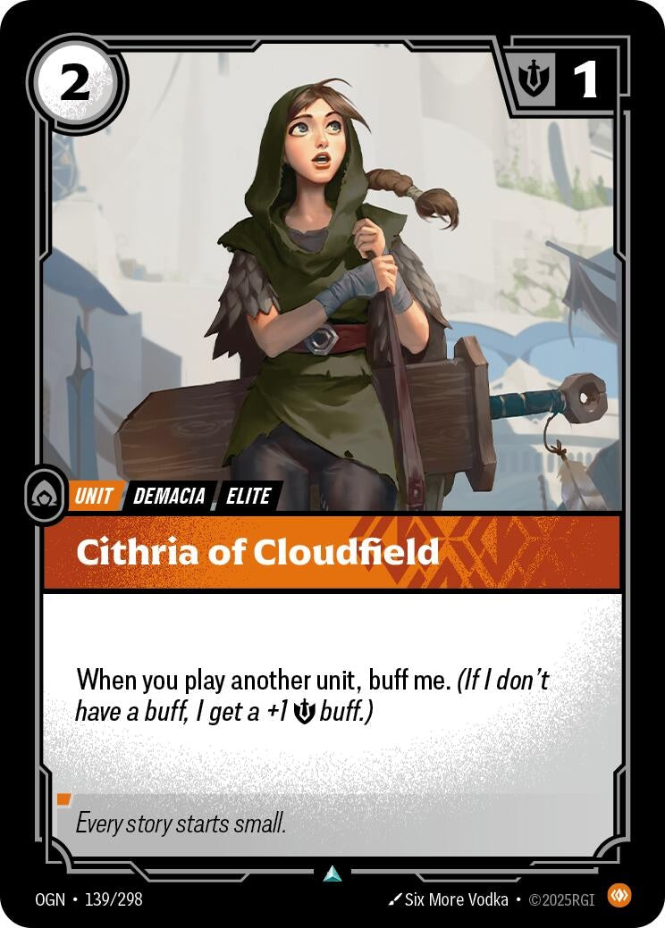Image for Cithria of Cloudfield [139/298] - Riftbound: League of Legends Trading Card Game