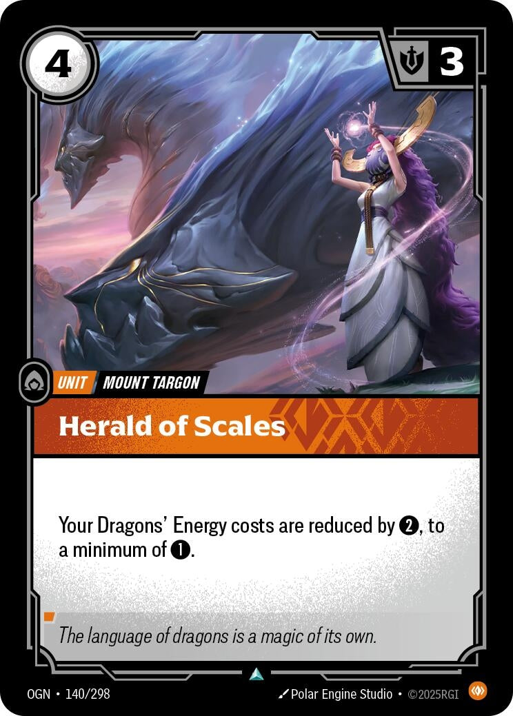 Image for Herald of Scales [140/298] - Riftbound: League of Legends Trading Card Game