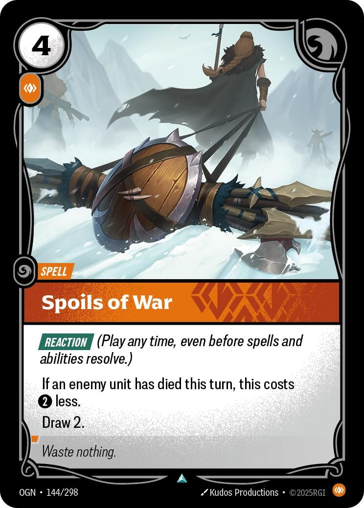 Image for Spoils of War [144/298] - Riftbound: League of Legends Trading Card Game