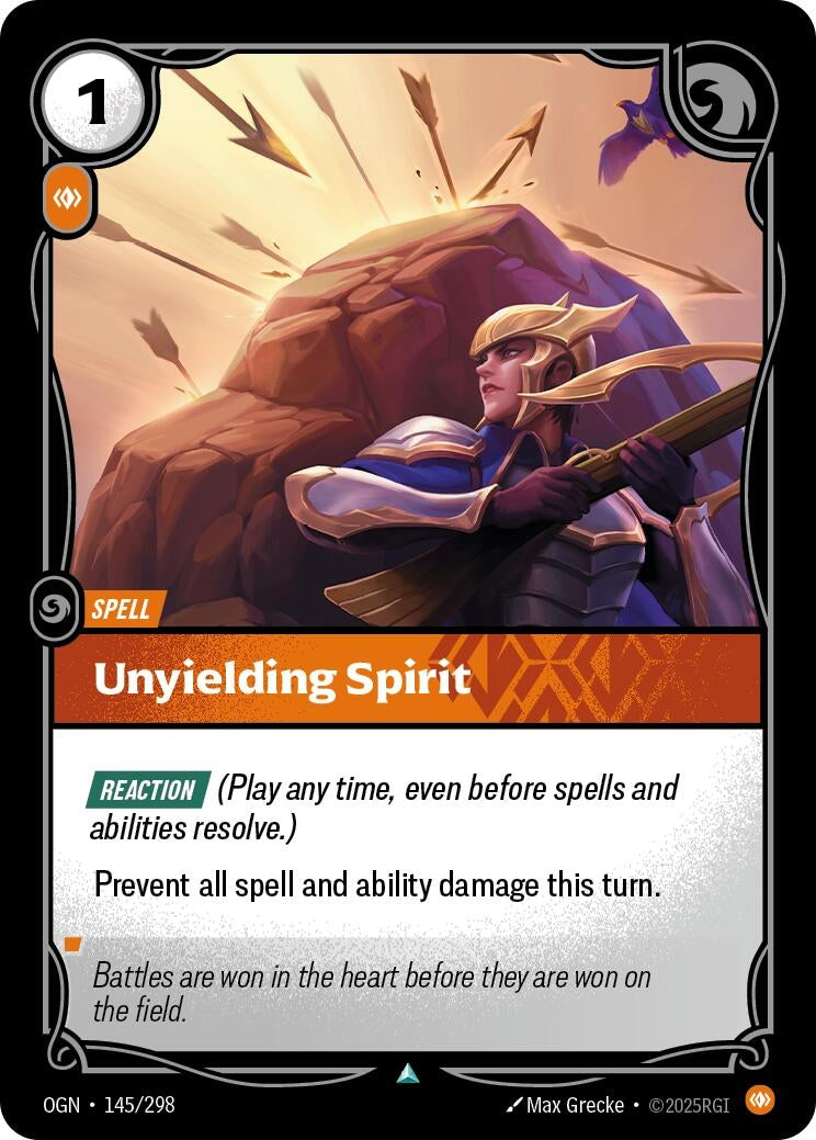 Image for Unyielding Spirit [145/298] - Riftbound: League of Legends Trading Card Game