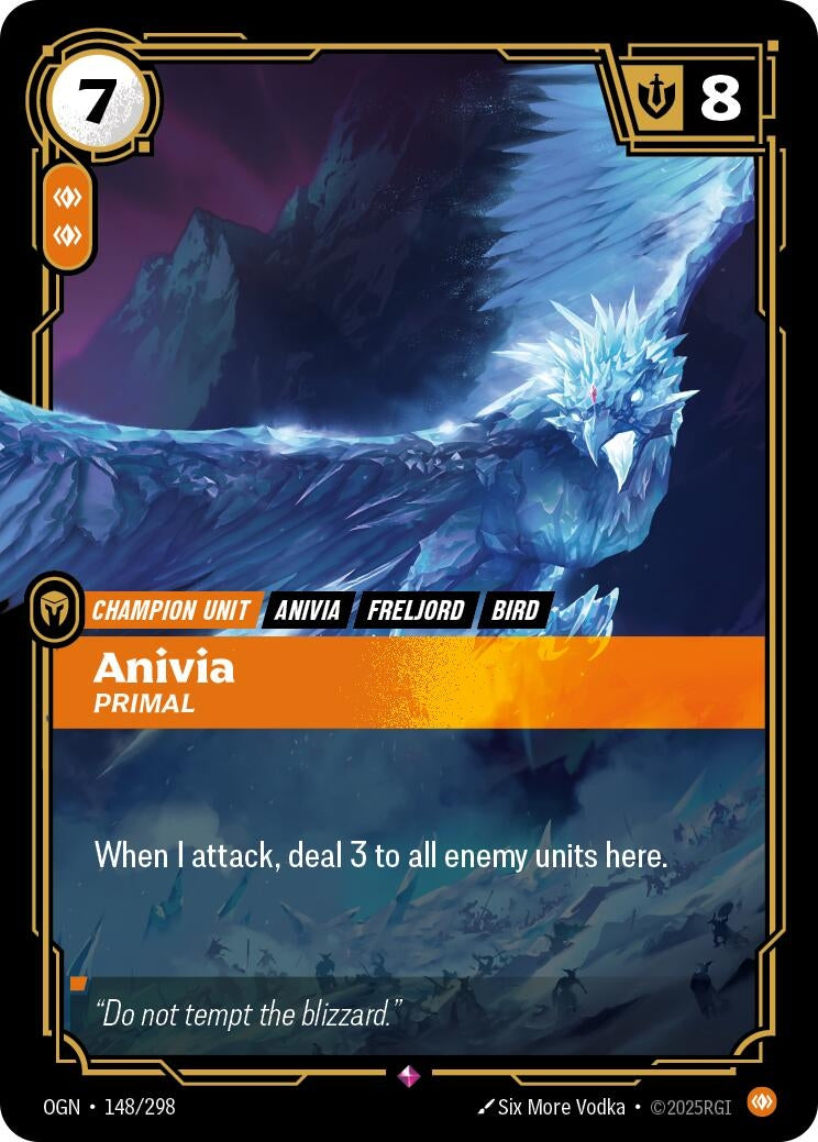Image for Anivia - Primal [148/298] - Riftbound: League of Legends Trading Card Game