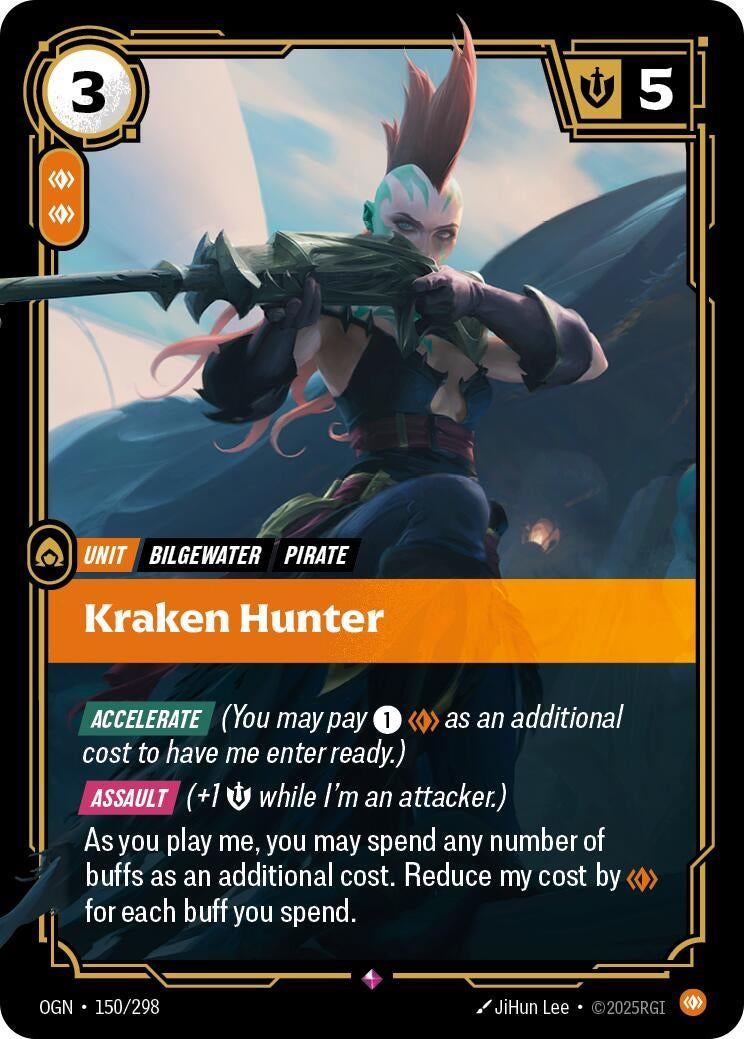 Image for Kraken Hunter [150/298] - Riftbound: League of Legends Trading Card Game