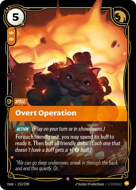 Image for Overt Operation [153/298] - Riftbound: League of Legends Trading Card Game
