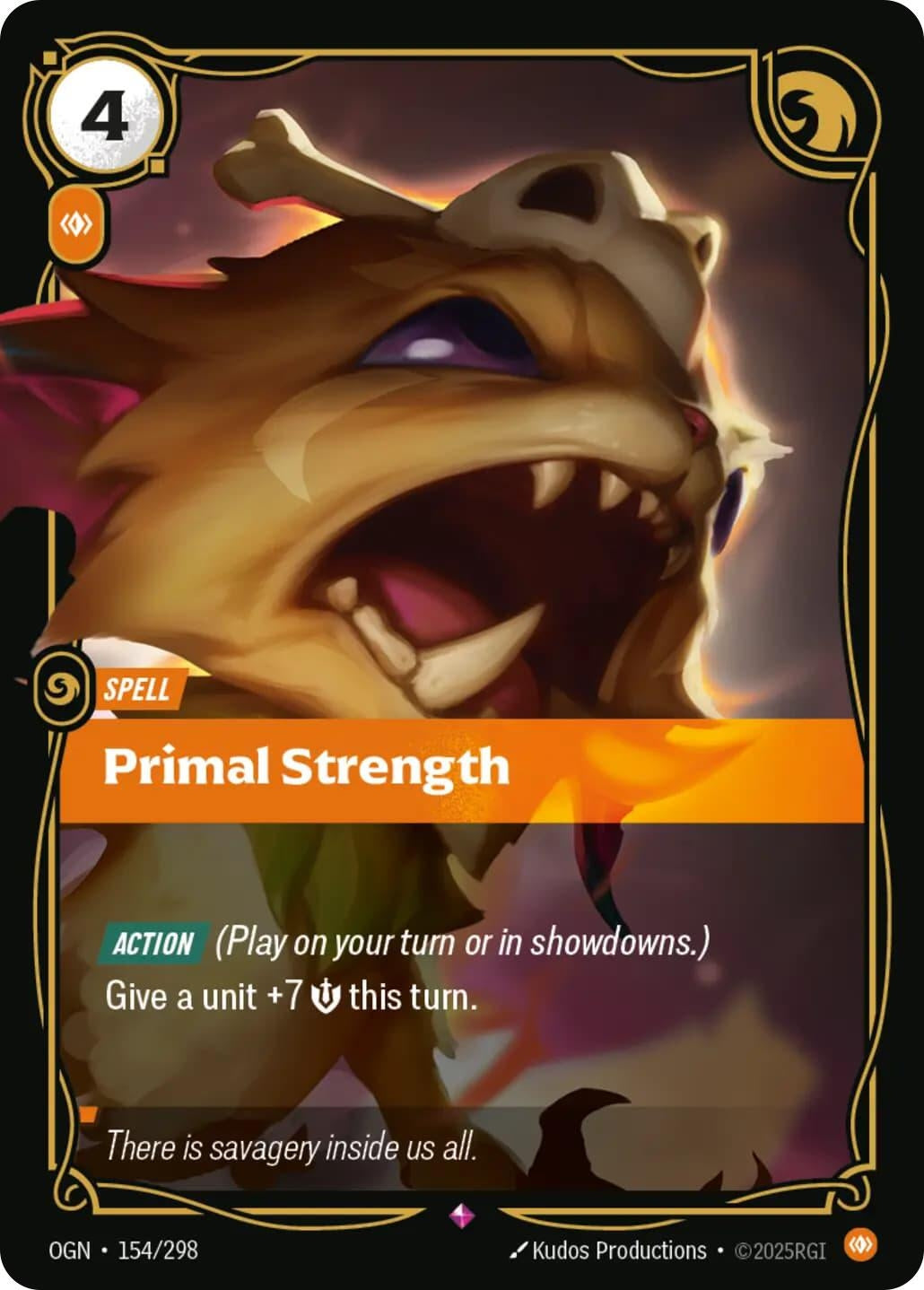 Image for Primal Strength [154/298] - Riftbound: League of Legends Trading Card Game