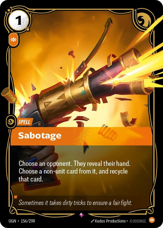 Image for Sabotage [156/298] - Riftbound: League of Legends Trading Card Game