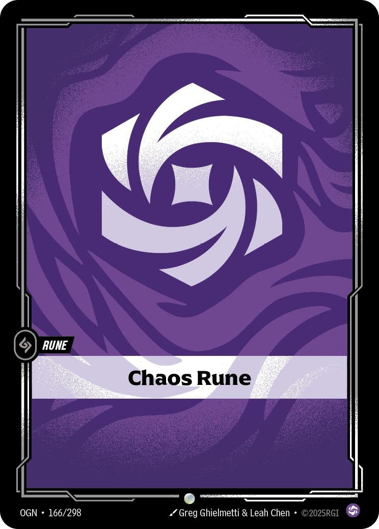 Image for Chaos Rune [166/298] - Riftbound: League of Legends Trading Card Game