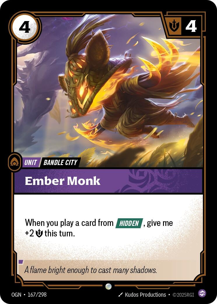 Image for Ember Monk [167/298] - Riftbound: League of Legends Trading Card Game