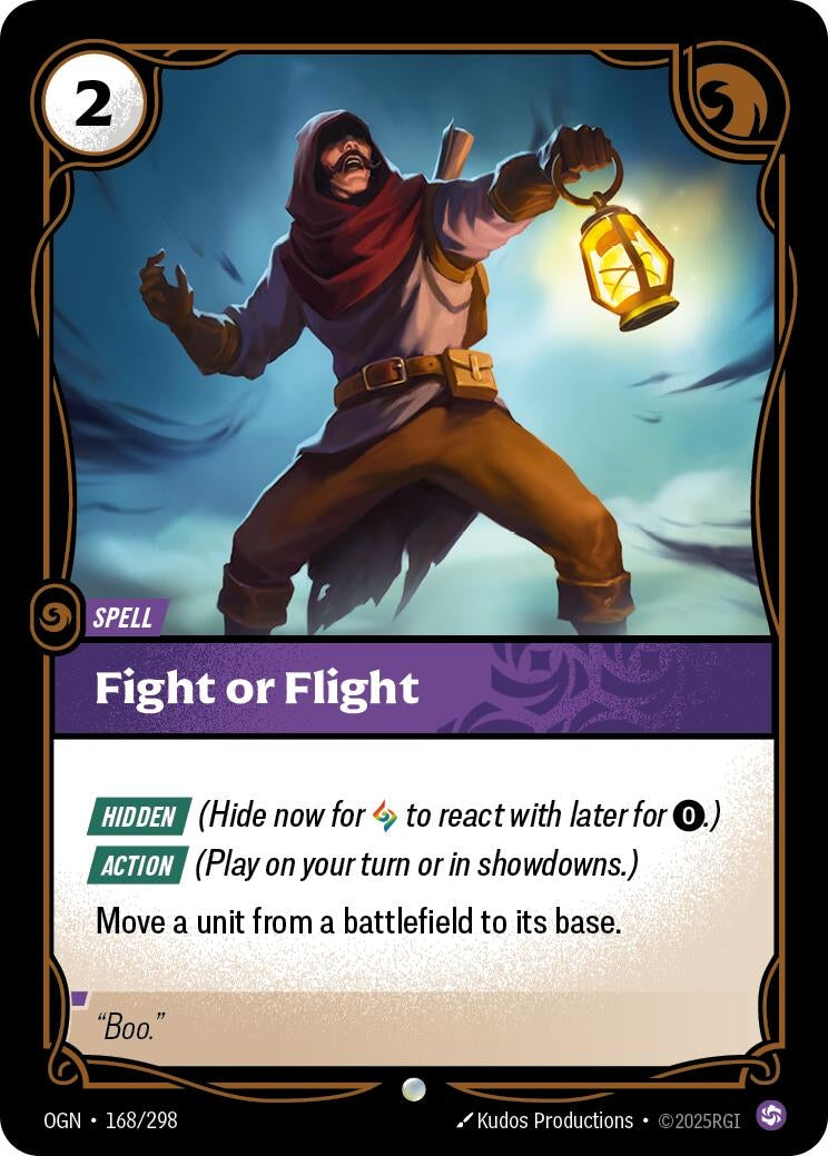Image for Fight or Flight [168/298] - Riftbound: League of Legends Trading Card Game