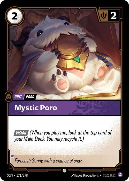 Image for Mystic Poro [171/298] - Riftbound: League of Legends Trading Card Game
