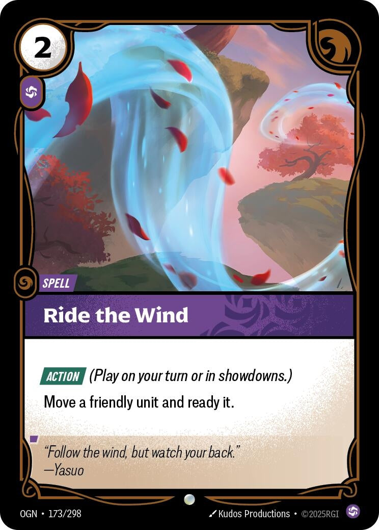 Image for Ride The Wind [173/298] - Riftbound: League of Legends Trading Card Game