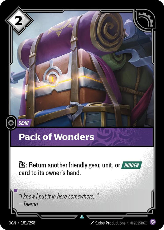 Image for Pack of Wonders [181/298] - Riftbound: League of Legends Trading Card Game
