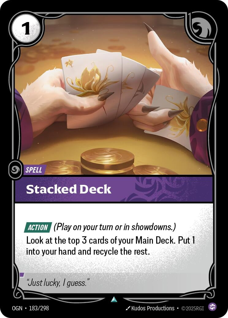 Image for Stacked Deck [183/298] - Riftbound: League of Legends Trading Card Game